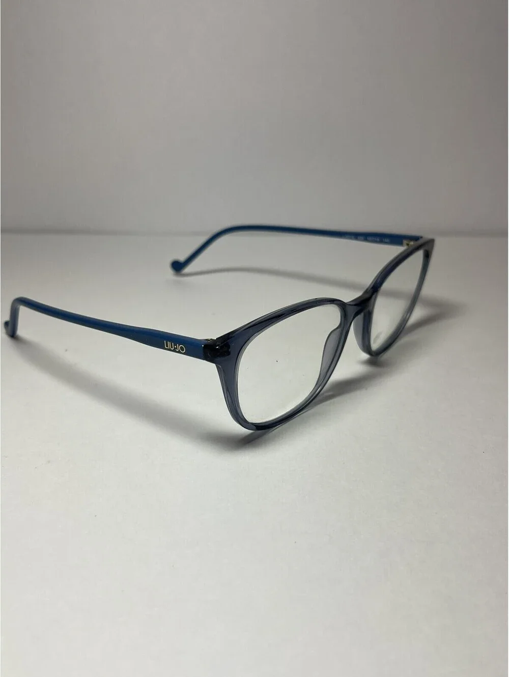 Liu Jo Eyeglasses LJ2715 424 Ebony & Blue L, Size 52-18-140 / With Case